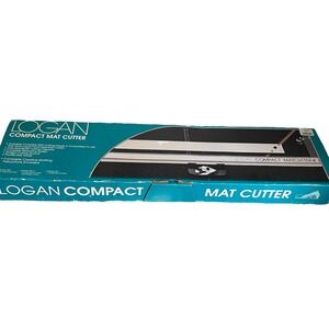 Logan 301 Compact Mat Cutter 32 Inch Board with Bevel Cutter and Manuals blades